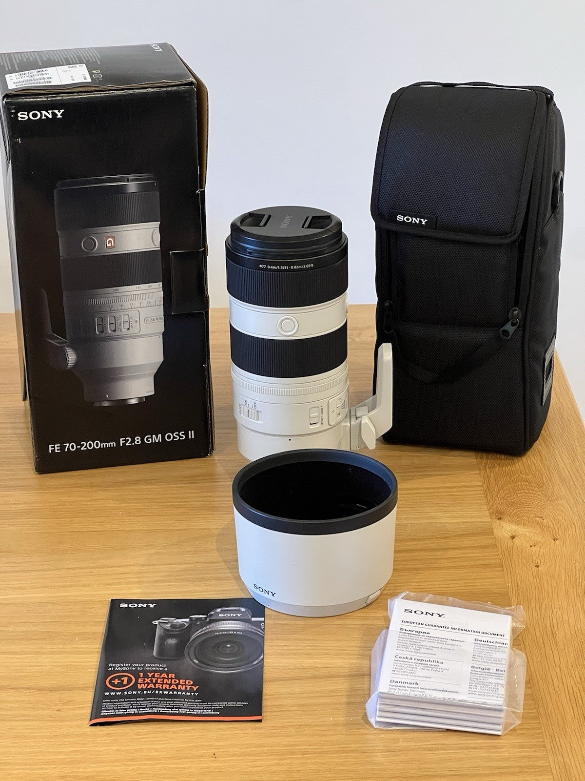 Sony 70-200mm f2.8 GM ii