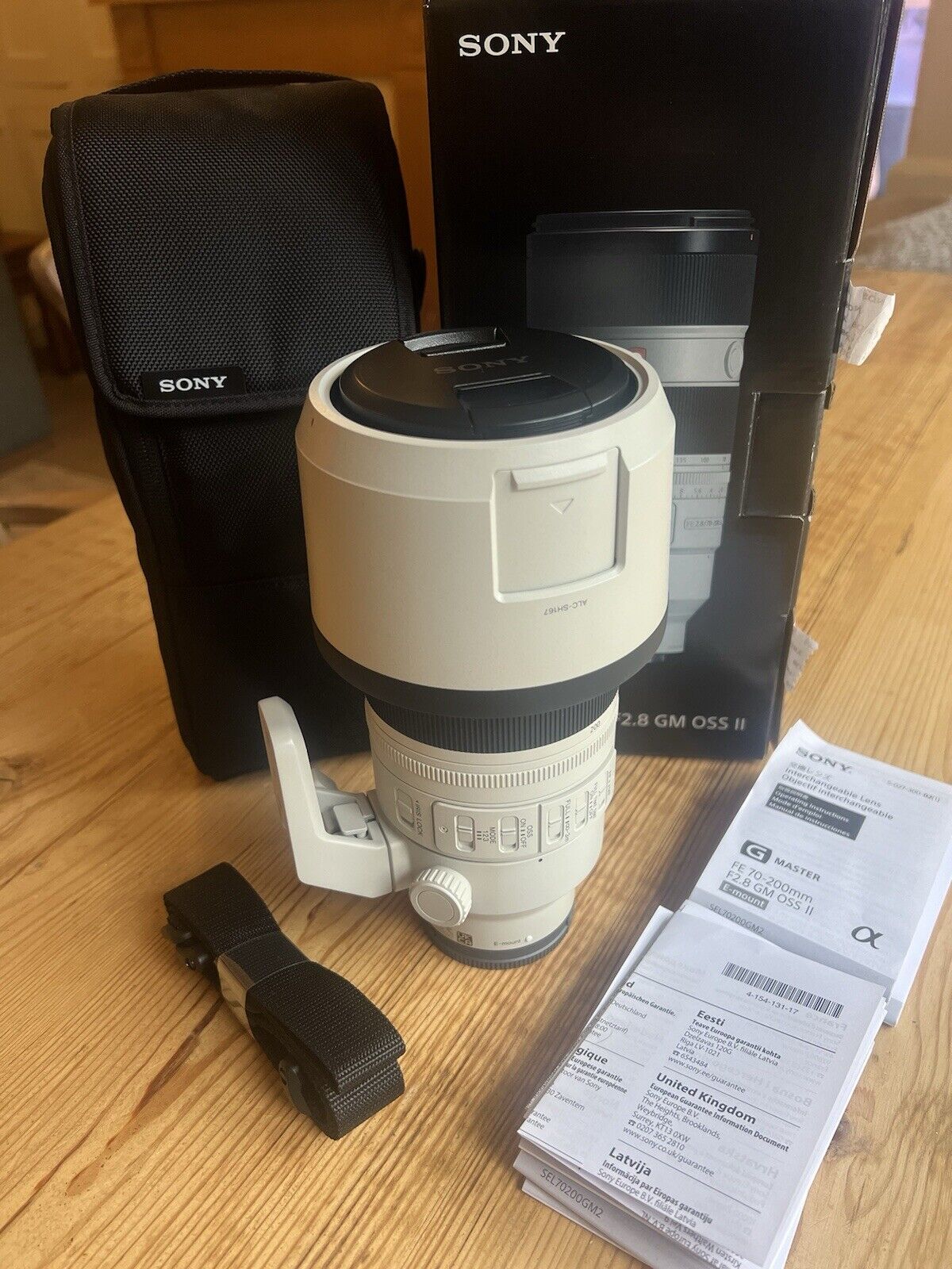 Sony 70-200mm f2.8 GM ii