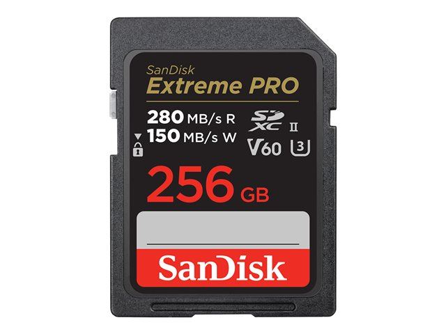 Carte SD SanDisk Extreme Pro 256 Go